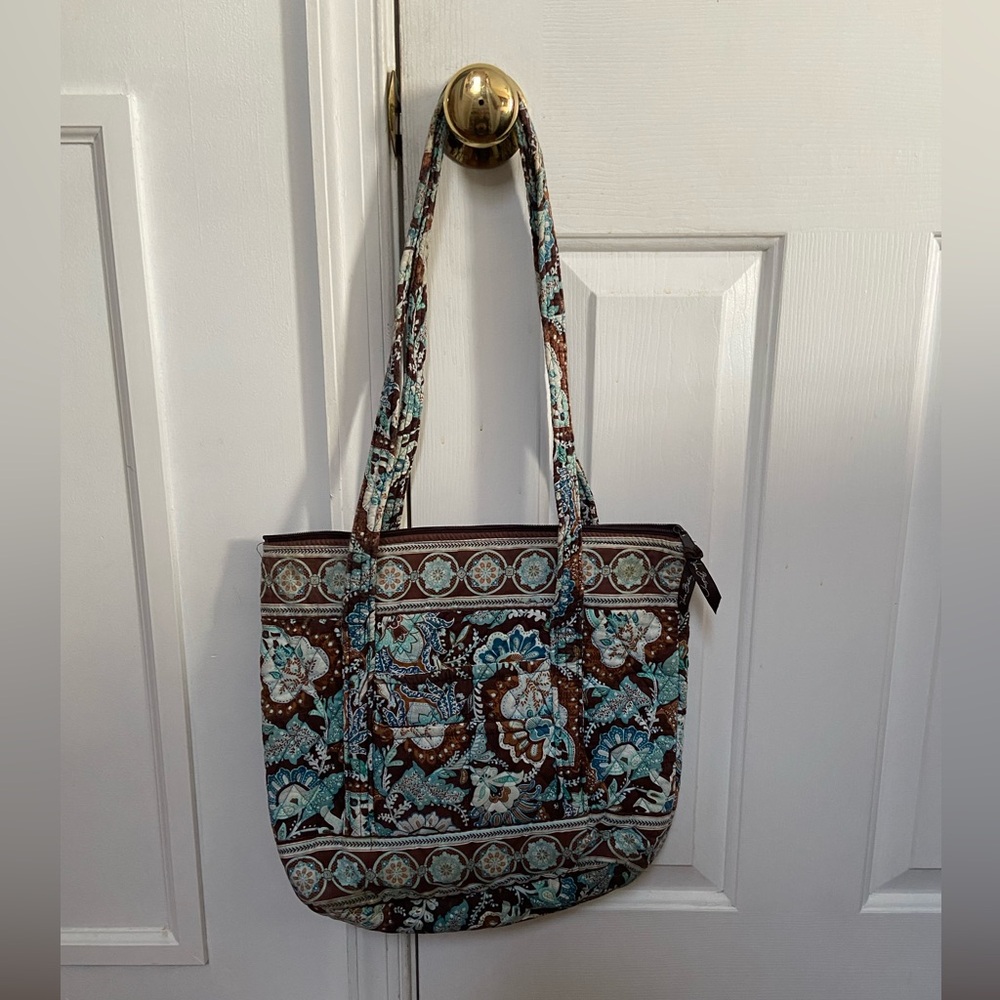 Vera Bradley Java Blue Tote/Diaper Bag.
